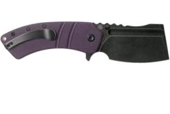 Kansept XL Korvid T1030A4 Blackwashed, Purple G10 Couteau De Poche, Justin Koch Design 11 Kansept XL Korvid T1030A4 Blackwashed, Purple G10 Couteau De Poche, Justin Koch Design -Spyder Couteau Magasin KST1030A4 02 kansept