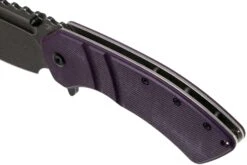 Kansept XL Korvid T1030A4 Blackwashed, Purple G10 Couteau De Poche, Justin Koch Design 16 Kansept XL Korvid T1030A4 Blackwashed, Purple G10 Couteau De Poche, Justin Koch Design -Spyder Couteau Magasin KST1030A4 07 kansept