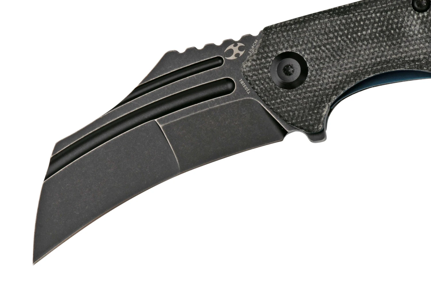 Kansept KTC3, T1031B1 Black, Black Micarta, Couteau De Poche, Justin Koch Design 5 Kansept KTC3, T1031B1 Black, Black Micarta, Couteau De Poche, Justin Koch Design – Image 3