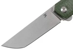 Kansept Foosa T2020T2 Green Micarta Couteau De Poche, Rolf Helbig Design -Spyder Couteau Magasin KST2020T2 03 kansept knives