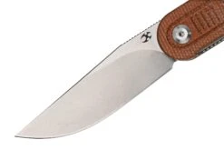 Kansept Reverie T2025A6 Stonewashed, Brown Micarta Couteau De Poche, Justin Lundquist Design -Spyder Couteau Magasin KST2025A6 03 kansept