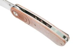 Kansept Reverie T2025A6 Stonewashed, Brown Micarta Couteau De Poche, Justin Lundquist Design -Spyder Couteau Magasin KST2025A6 07 kansept