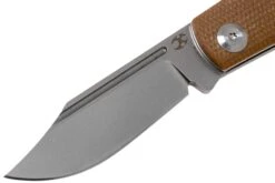 Kansept Wedge T2026B3 Brown Micarta Couteau De Poche, Nick Swan Design -Spyder Couteau Magasin KST2026B3 03 kansept knives