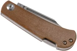 Kansept Wedge T2026B3 Brown Micarta Couteau De Poche, Nick Swan Design -Spyder Couteau Magasin KST2026B3 04 kansept knives
