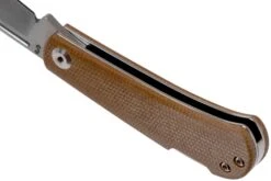 Kansept Wedge T2026B3 Brown Micarta Couteau De Poche, Nick Swan Design -Spyder Couteau Magasin KST2026B3 05 kansept knives