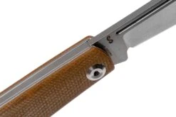 Kansept Wedge T2026B3 Brown Micarta Couteau De Poche, Nick Swan Design -Spyder Couteau Magasin KST2026B3 06 kansept knives