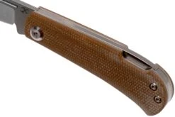 Kansept Wedge T2026B3 Brown Micarta Couteau De Poche, Nick Swan Design -Spyder Couteau Magasin KST2026B3 07 kansept knives