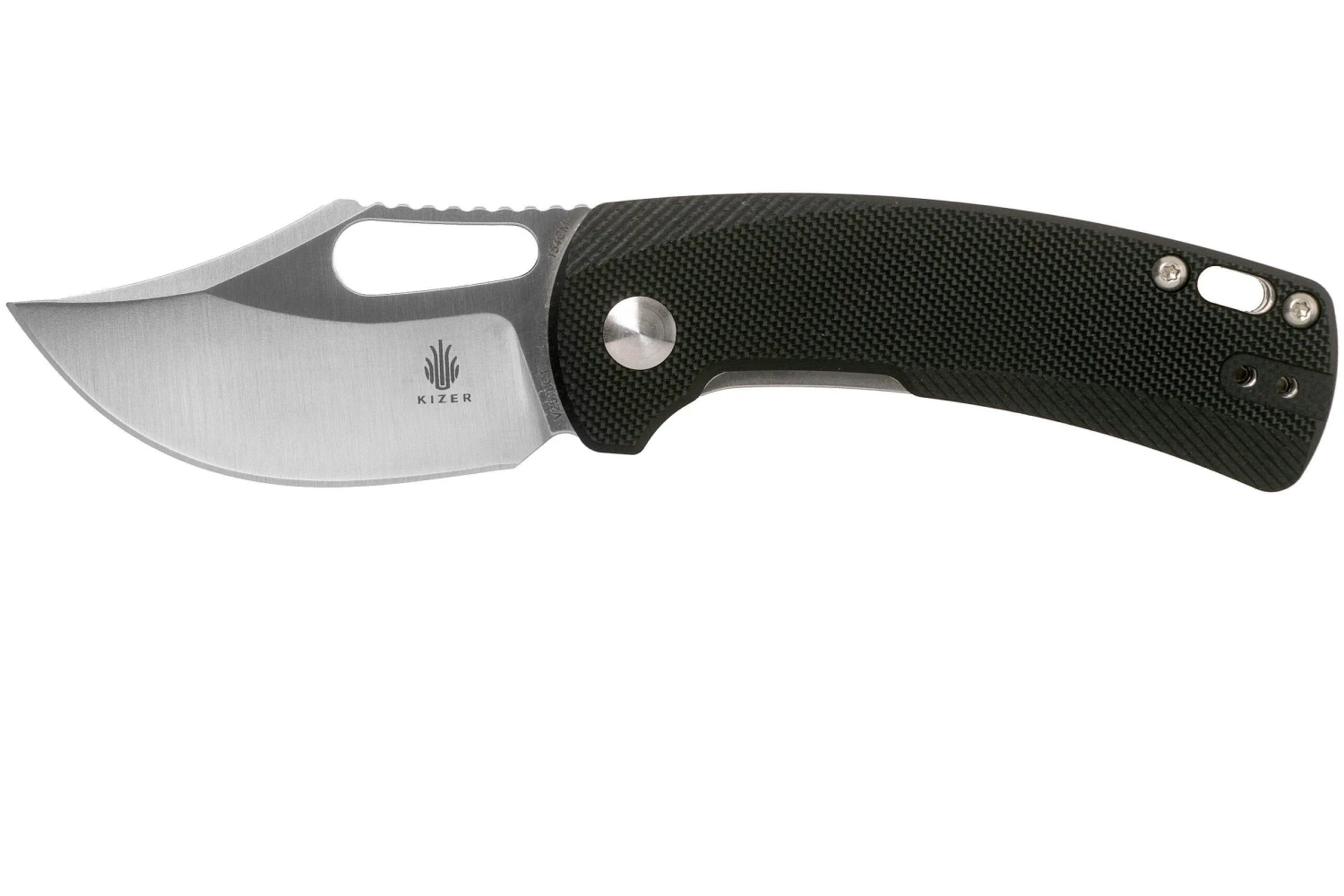 Kizer Urban Bowie V2578C1, 154CM, Black G10, Couteau De Poche, Dirk Pinkerton Design 3 Kizer Urban Bowie V2578C1, 154CM, Black G10, Couteau De Poche, Dirk Pinkerton Design