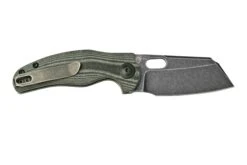 Kizer Vanguard Mini Sheepdog C01C V3488C6 Black Micarta, Couteau De Poche -Spyder Couteau Magasin KZV3488C6 02 kizer