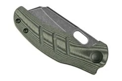 Kizer Vanguard Mini Sheepdog C01C V3488C6 Black Micarta, Couteau De Poche -Spyder Couteau Magasin KZV3488C6 06 kizer