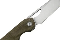 Kizer Genie V4545C1, Green Micarta, 154CM, Couteau De Poche, Gage Design 12 Kizer Genie V4545C1, Green Micarta, 154CM, Couteau De Poche, Gage Design -Spyder Couteau Magasin KZV4545C1 05 kizer