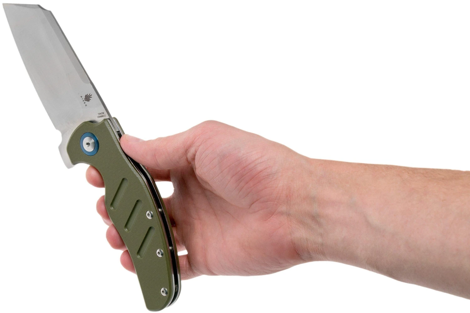 Kizer C01C Sheepdog XL OD Green V5488C2 Couteau De Poche 10 Kizer C01C Sheepdog XL OD Green V5488C2 Couteau De Poche – Image 8