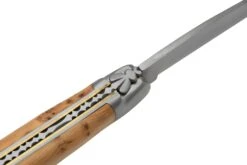 Forge De Laguiole Boraldes Edition 1212EINGE Mitres Satinées, Bois De Genévrier, Couteau De Poche -Spyder Couteau Magasin LA1212EINGE BOR 05 forgedelaguiole