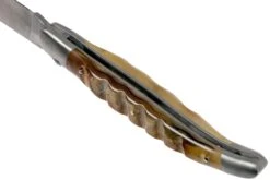 Forge De Laguiole 12 Cm 1212INBESAT Corne De Bélier, Couteau Laguiole -Spyder Couteau Magasin LA1212INBESAT 05 forge de laguiole