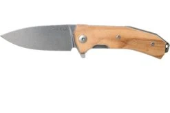 LionSteel KUR UL Couteau De Poche, Bois D'olivier