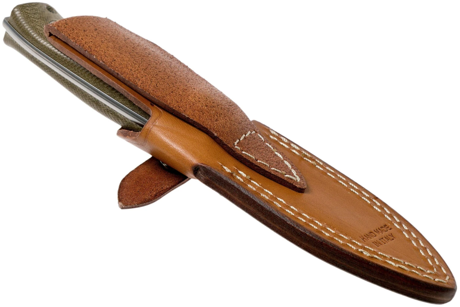 LionSteel M4-CVG M390, Green Canvas Micarta 10 LionSteel M4-CVG M390, Green Canvas Micarta – Image 8