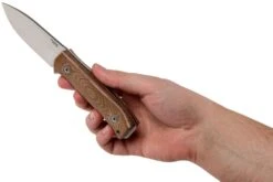 LionSteel M4-CVN M390, Natural Canvas Micarta -Spyder Couteau Magasin LI M4 CVN 06 lionsteel