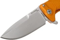 LionSteel SR22A-OS Orange Aluminium, Satin Blade -Spyder Couteau Magasin LI SR22A OS 03 lionsteel li sr22a os 03
