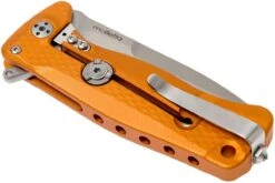 LionSteel SR22A-OS Orange Aluminium, Satin Blade -Spyder Couteau Magasin LI SR22A OS 04 lionsteel li sr22a os 04