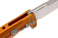 LionSteel SR22A-OS Orange Aluminium, Satin Blade -Spyder Couteau Magasin LI SR22A OS 06 lionsteel li sr22a os 06