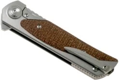 Liong Mah Warrior Two V3 Burlap Micarta Couteau De Poche 13 Liong Mah Warrior Two V3 Burlap Micarta Couteau De Poche -Spyder Couteau Magasin LO WA BM 04 liong mah design