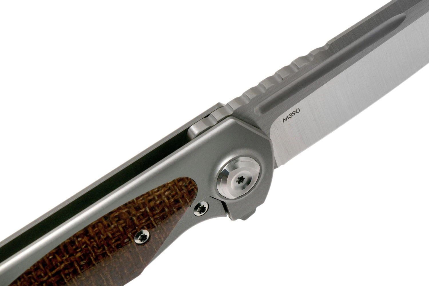 Liong Mah Warrior Two V3 Burlap Micarta Couteau De Poche 8 Liong Mah Warrior Two V3 Burlap Micarta Couteau De Poche – Image 6