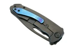 Medford On Belay S35VN, PVD Drop Point, Faced Flamed Galaxy Handle, PVD Hardware, Couteau De Poche -Spyder Couteau Magasin MF 22 OB 01 04 medford