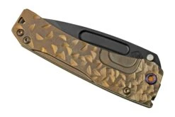 Medford Slim Midi, S45VN PVD DP, Bronze Hammered Fade Handles, Couteau De Poche -Spyder Couteau Magasin MF 22 SM 05 07 medford