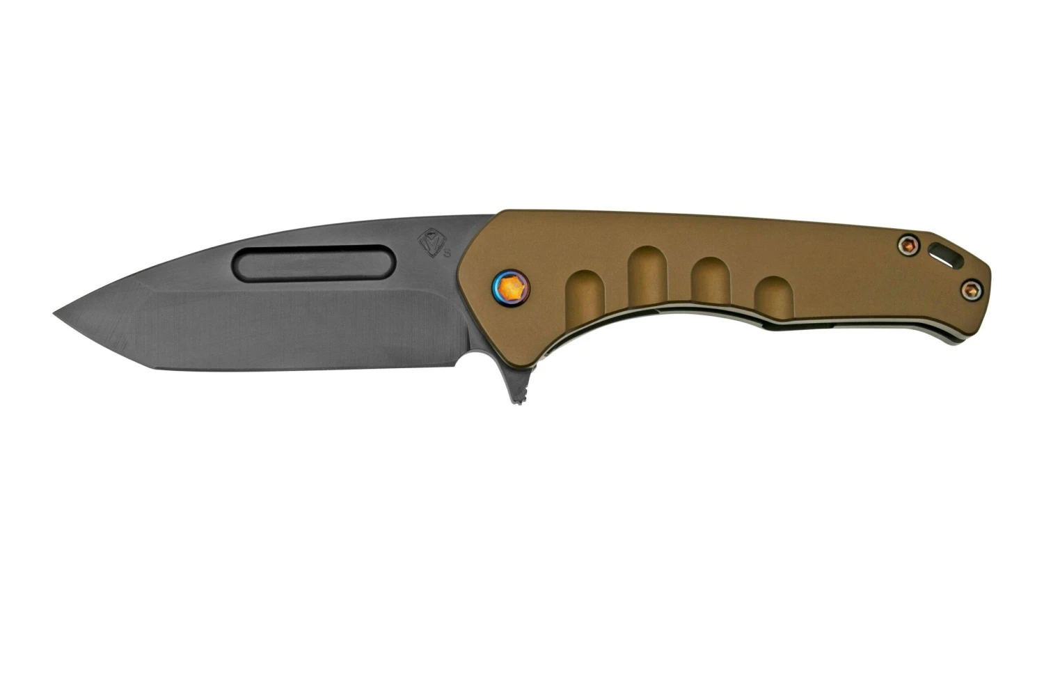 Medford Swift FL Flipper S35VN PVD Tanto, Yellow Handle, Couteau De Poche 3 Medford Swift FL Flipper S35VN PVD Tanto, Yellow Handle, Couteau De Poche