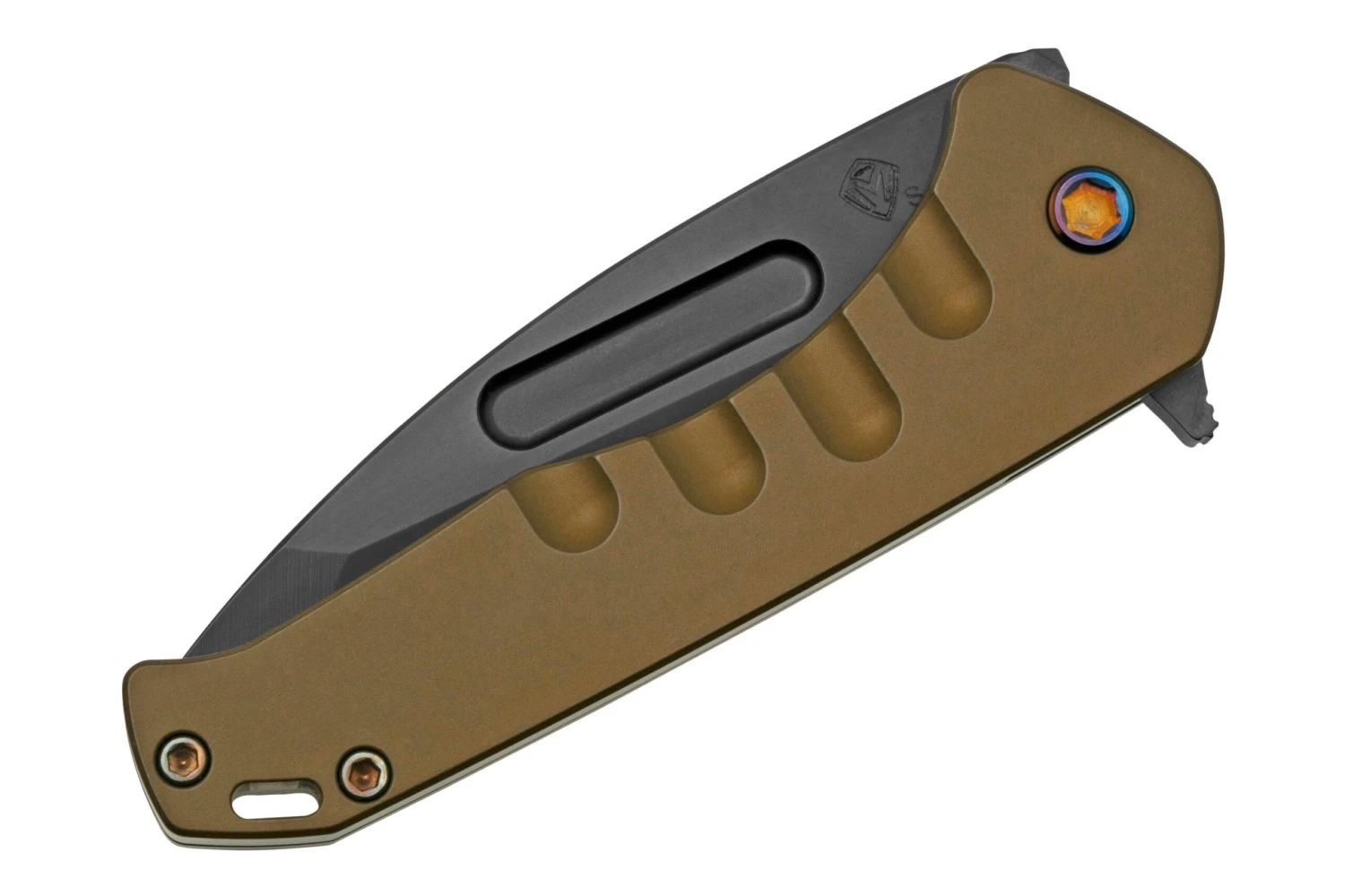 Medford Swift FL Flipper S35VN PVD Tanto, Yellow Handle, Couteau De Poche 9 Medford Swift FL Flipper S35VN PVD Tanto, Yellow Handle, Couteau De Poche â Image 7