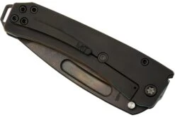 Medford Midi Marauder, S45VN Vulcan Tanto Blade, PVD Handle, Brushed Pen Flamed Grooves Scallops, Couteau De Poche -Spyder Couteau Magasin MF 23 MM 02 07 medford