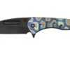 Medford Praetorian Slim Flipper, S35VN PVD Tanto Blade, Faced Flamed Handle, Couteau De Poche -Spyder Couteau Magasin MF 23 PSF 02 01 medford