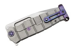 Medford USMC Fight Flipper S35VN Tumbled Blade, Tumbled Handle, Violet Hardware, Couteau De Poche -Spyder Couteau Magasin MF 23 UFF 01 07 medford