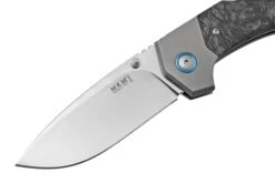 MKM Hero Stonewashed Carbonfiber, Titanium Bolsters, Couteau De Poche -Spyder Couteau Magasin MKM HR CFT 03 mkm