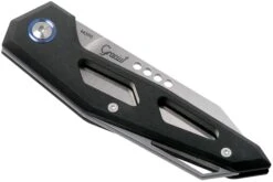 MKM Edge EG-ABK Black Aluminum Couteau De Poche, Graciut Design -Spyder Couteau Magasin MMK EG ABK 04 mkm knives