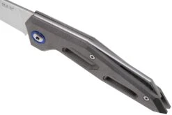 MKM Edge EG-T Sandblasted Titanium Couteau De Poche, Graciut Design -Spyder Couteau Magasin MMK EG T 07 mkm knives