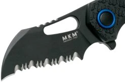 MKM Isonzo FX03-1PBK Hawkbill Serrated Black FRN Couteau De Poche, Jesper Voxnaes Design -Spyder Couteau Magasin MMK FX03 1PBK 03 mkm knives