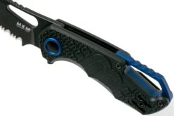 MKM Isonzo FX03-1PBK Hawkbill Serrated Black FRN Couteau De Poche, Jesper Voxnaes Design -Spyder Couteau Magasin MMK FX03 1PBK 07 mkm knives