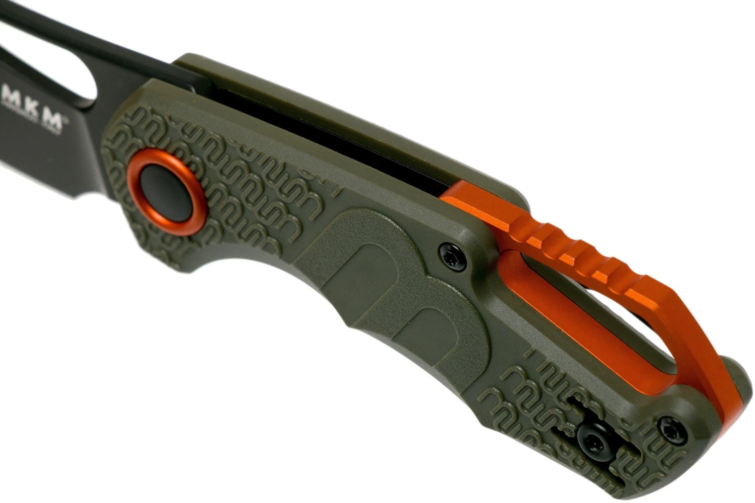 MKM Isonzo FX03-2PGO Cleaver OD Green FRN, Black Blade Couteau De Poche, Jesper Voxnaes Design 9 MKM Isonzo FX03-2PGO Cleaver OD Green FRN, Black Blade Couteau De Poche, Jesper Voxnaes Design – Image 7