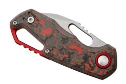 MKM Isonzo FX03-3CL Clip Point Stonewashed, Lava Flow Carbon Fiber, Couteau De Poche, Jesper Voxnaes Design -Spyder Couteau Magasin MMK FX03 3CL 06 mkm