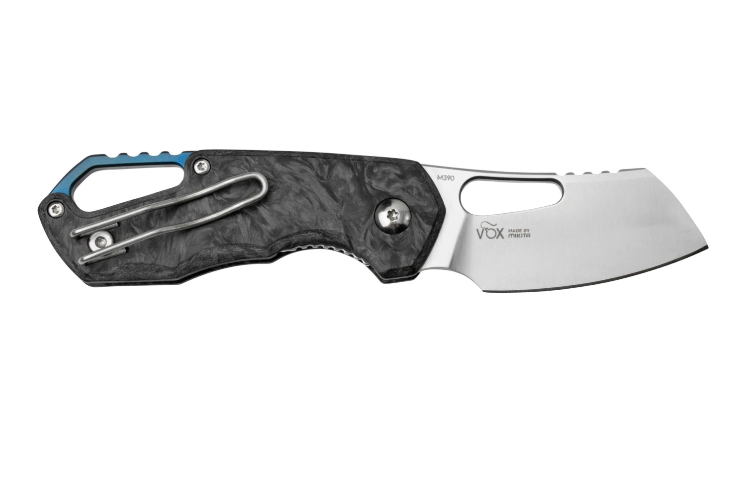 MKM Isonzo FX03M-2CM Cleaver Marble Carbon Fiber, Couteau De Poche, Jesper Voxnaes Design 4 MKM Isonzo FX03M-2CM Cleaver Marble Carbon Fiber, Couteau De Poche, Jesper Voxnaes Design – Image 2