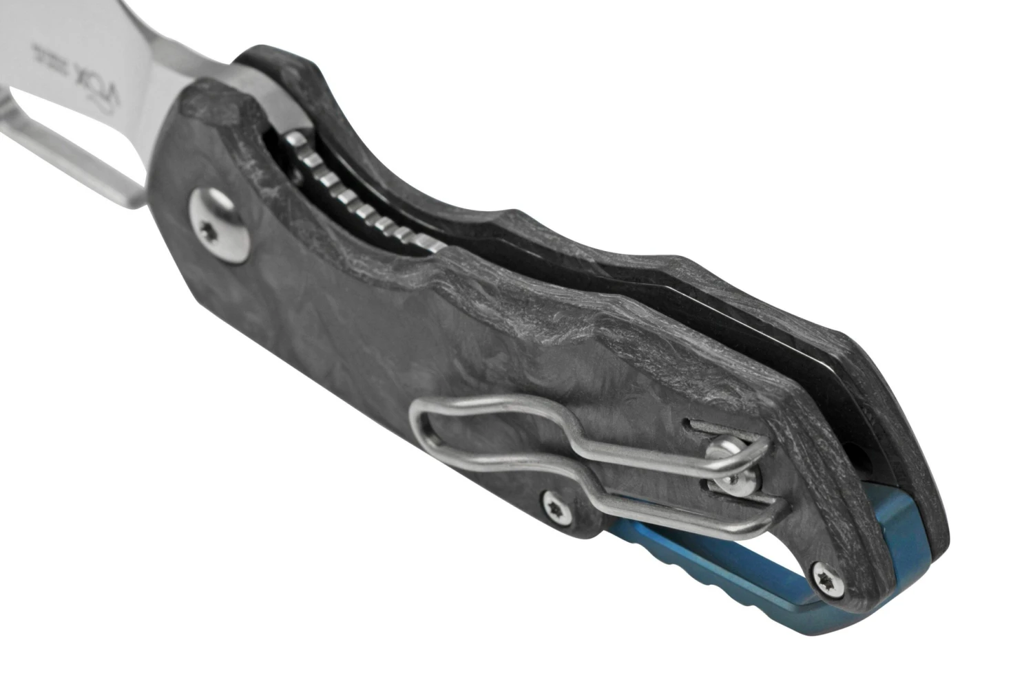 MKM Isonzo FX03M-2CM Cleaver Marble Carbon Fiber, Couteau De Poche, Jesper Voxnaes Design 6 MKM Isonzo FX03M-2CM Cleaver Marble Carbon Fiber, Couteau De Poche, Jesper Voxnaes Design – Image 4