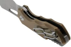 MKM Isonzo FX03M-2TBR, Cleaver Stonewashed Böhler M390 Bronze Titanium, Couteau De Poche -Spyder Couteau Magasin MMK FX03M 2TBR 04 mkm