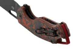 MKM Vincent VCV-CLD Black PVD VANAX, Lava Flow Carbon Fiber, Red Aluminum, Couteau De Poche, Jesper Voxnaes Design -Spyder Couteau Magasin MMK VCV CLD 04 mkm