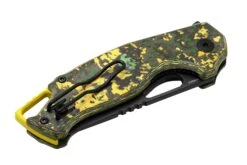 MKM Vincent VCV-CTD Black PVD VANAX, Toxic Storm Carbon Fiber, Lime Green Aluminum, Couteau De Poche, Jesper Voxnaes Design -Spyder Couteau Magasin MMK VCV CTD 07 mkm