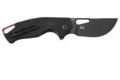 MKM Vincent VCN-GBB Black PVD N690CO, Black G10, Red Aluminum, Couteau De Poche, Jesper Voxnaes Design -Spyder Couteau Magasin MMK VCV GBB 02 mkm