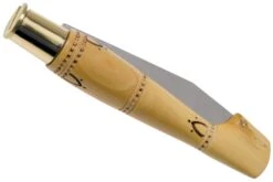 Nontron No. 22 Turning Ferrule, Boxwood, Clog Shape NN22 Couteau De Poche -Spyder Couteau Magasin NN22 04 nontron