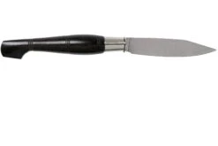 Nontron No. 25 Nickel Silver Turning Ferrule, Marquetry Ebony Aluminium, Double Ferrule NN25DVEBALU Couteau De Poche -Spyder Couteau Magasin NN25EB 02 nontron