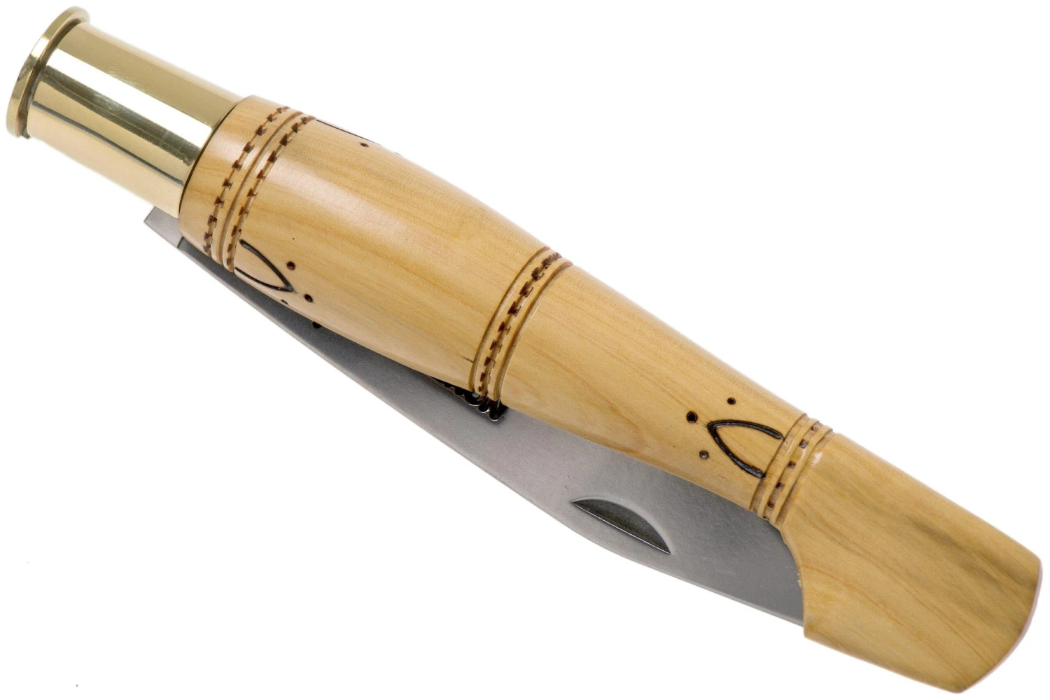 Nontron No. 25 Turning Ferrule, Boxwood, Clog Shape NN25 Couteau De Poche 6 Nontron No. 25 Turning Ferrule, Boxwood, Clog Shape NN25 Couteau De Poche – Image 4