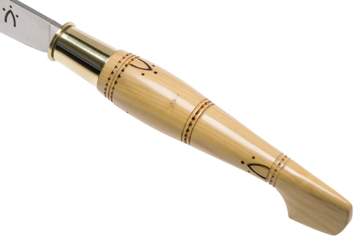 Nontron No. 25 Turning Ferrule, Boxwood, Clog Shape NN25 Couteau De Poche 8 Nontron No. 25 Turning Ferrule, Boxwood, Clog Shape NN25 Couteau De Poche – Image 6